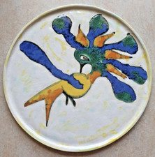 Plat de Jacques Marie (1923 - 1998), élève de Mathurin Meheut, daté 28/06/1958.