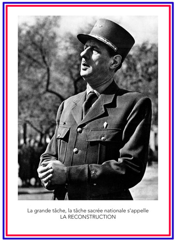 Affiche poster gaulle - affiche,