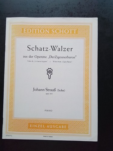 Partition schatz walzer opus - partition, schatz-walzer
