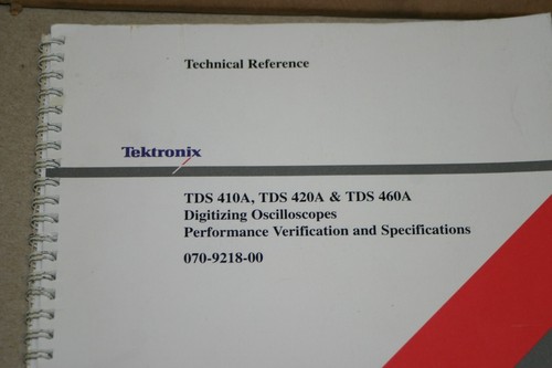 Tek tds 410a 460a - tds,
