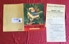 N°16386 R  / catalogue MORELLET GUERINEAU  jouets 1951 / voitures a pédales ...