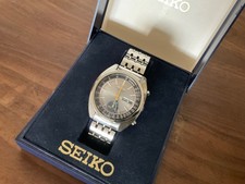 SEIKO Chronograph Automatic Ref.6139-6012 Bruce Lee Vintage Watch 70s Box.