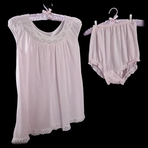 2pc vintage texsheen babydoll - 2pc,