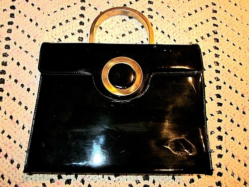 Genuine patent leather black - genuine,