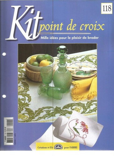 Kit point croix 118 - croix,