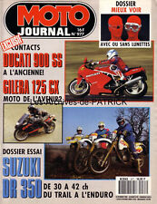 MOTO JOURNAL  977 SUZUKI DR 350 DUCATI 900 SS GILERA 125 CX BMW Rennsport 1991