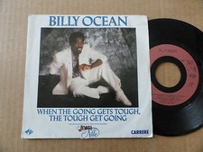 DISQUE 45T DE BILLY OCEAN  " WHEN THE GOING GETS TOUGH THE TOUGH GET GOING "
