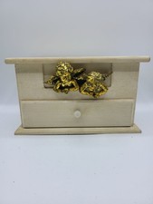 xh-ancien coffret à bijoux en