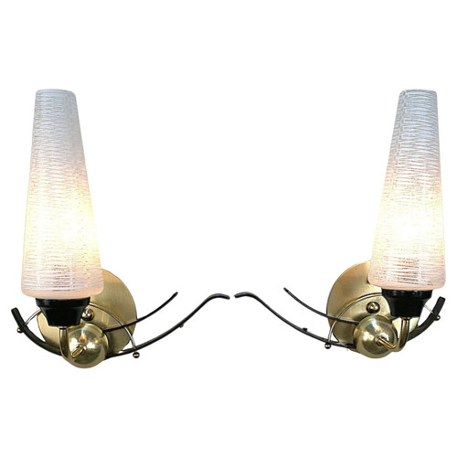 Pair vintage 50s wall - vintage,