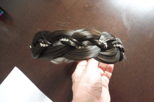 Serre tête tresse faux - serre-tête,