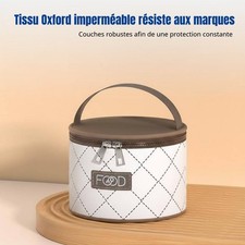 Sac repas rond isotherme