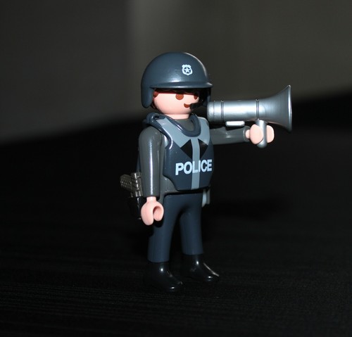 Playmobil police policier avec