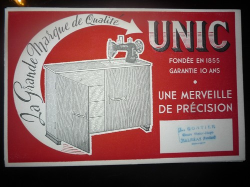 Buvard publicitaire pour les - pour,