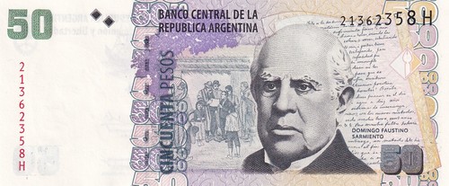 Argentine pesos domingo - argentine, 50