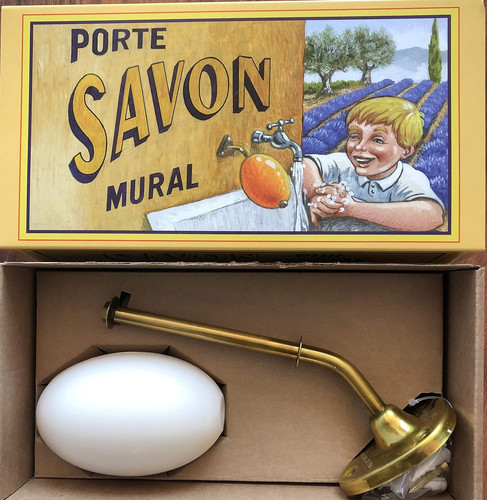 Porte savon mural écolier - porte-savon, –