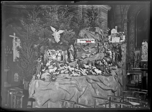 Plaque verre photo - , ancienne