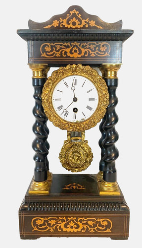 Pendule marquetée napoléon - pendule,