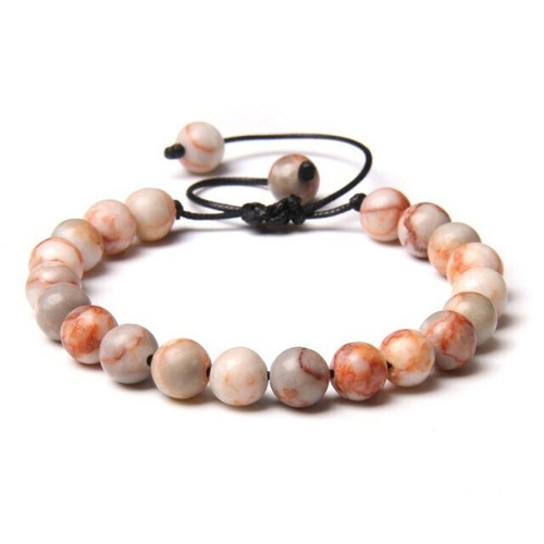Bracelet tressé perles - bracelet,