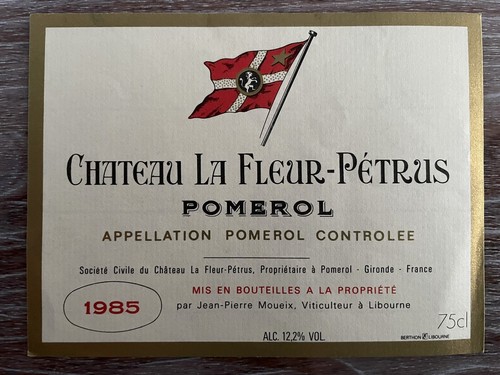 étiquette château fleur - Étiquette,