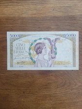 France Billet Ancien 5000 Cinq