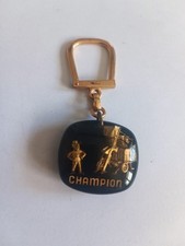 Porte-clés BOURBON Grue Engin de Chantier CADILLON CHAMPION Keychain Vintage 60'