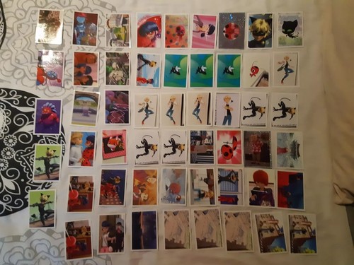 Lot images panini miraculous - lot,
