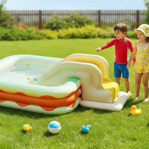 Toboggan gonflable pvc - toboggan,