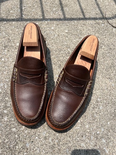 Yuketen brown grain leather - brown,