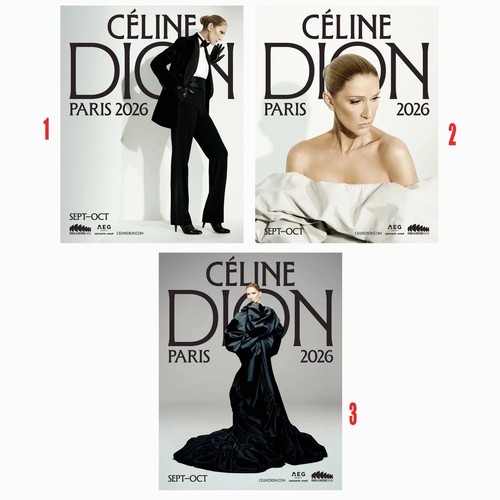 Celine dion paris 2026 poster - celine,