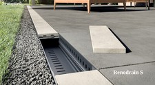 Système D'Évacuation Des Eaux Pluviales Pour Terrasses Rinnesystem RENODRAIN S