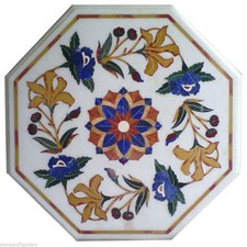 12 " Marbre Coin Table Top