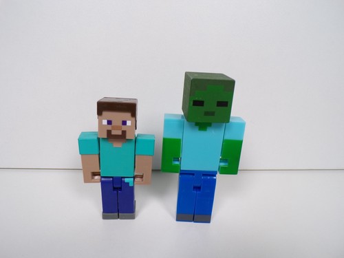 Figurines minecraft zombie - figurines, minecraft,