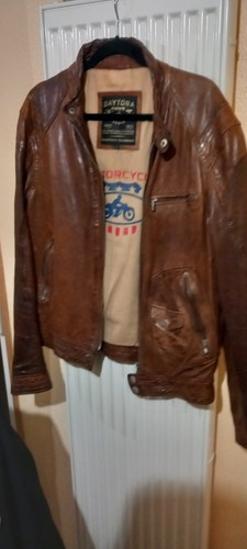 Blouson moto cuir - blouson,