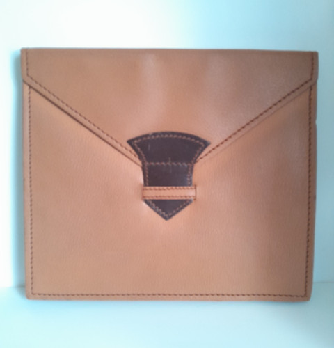Ancienne serviette cuir - ancienne,