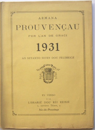 Armana provençau 1931 - provençau,
