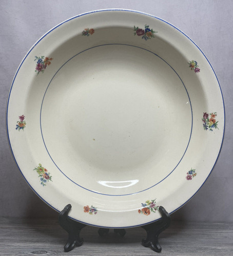 Grand plat faïence