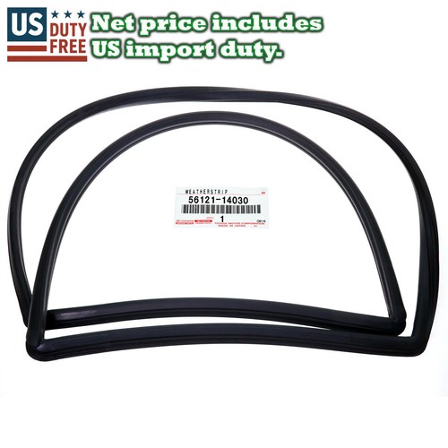 Front windshield weatherstrip - front,