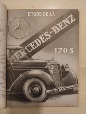 REVUE TECHNIQUE MERCEDES 170 S TRACTEUR DAVID BROWN 1953