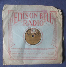 DISQUE 78 TOURS EDISON ALFRED BLANC LES VIEILLES DE CHEZ NOUS / L'ANGELUS DE LA