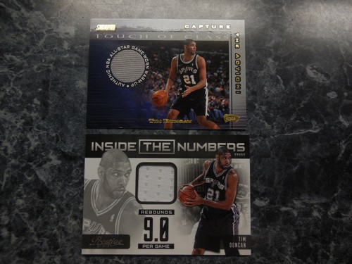 Tim duncan jersey cards - 2,
