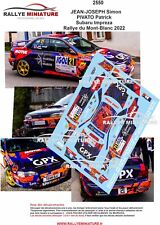 DECALS 1/18 REF 2550 SUBARU