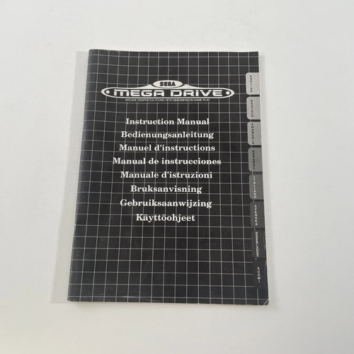 Sega megadrive notice - megadrive,