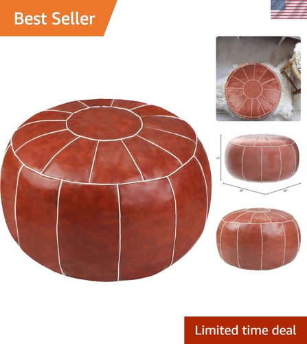 Chic modern round pouf - chic,