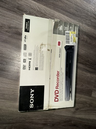 New sony rdr gx257 dvd - sony,