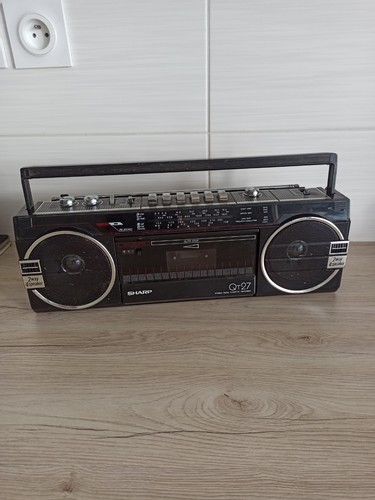 Vintage boombox sharp 27 - vintage,