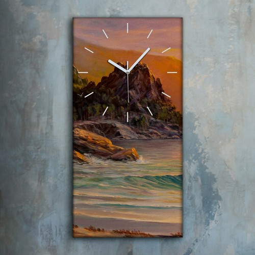 Horloge murale sur toile - , 30x60