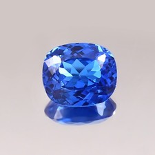 AAA Naturel Ceylan Bleuet Bleu Spinel Ample Coussin Gemme Coupe 12x10 MM