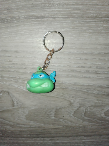 Porte clef tête tortue ninja - clef,