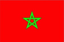 XXL Drapeau Maroc 250 X 150 CM Avec 2 Œillets en Métal Bannière D'Attaque