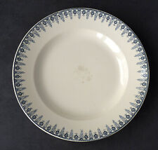 Plat rond en faïence de Sarreguemines, modèle ALGER, très bon état